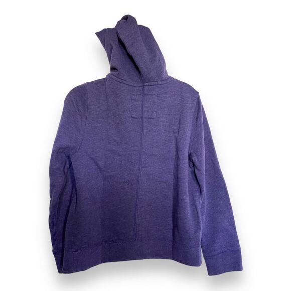 abercrombie kids Girls Hoodie Sz 11 12 Purple Sequined Full Front Zip Sweatshirt - Picture 4 of 8